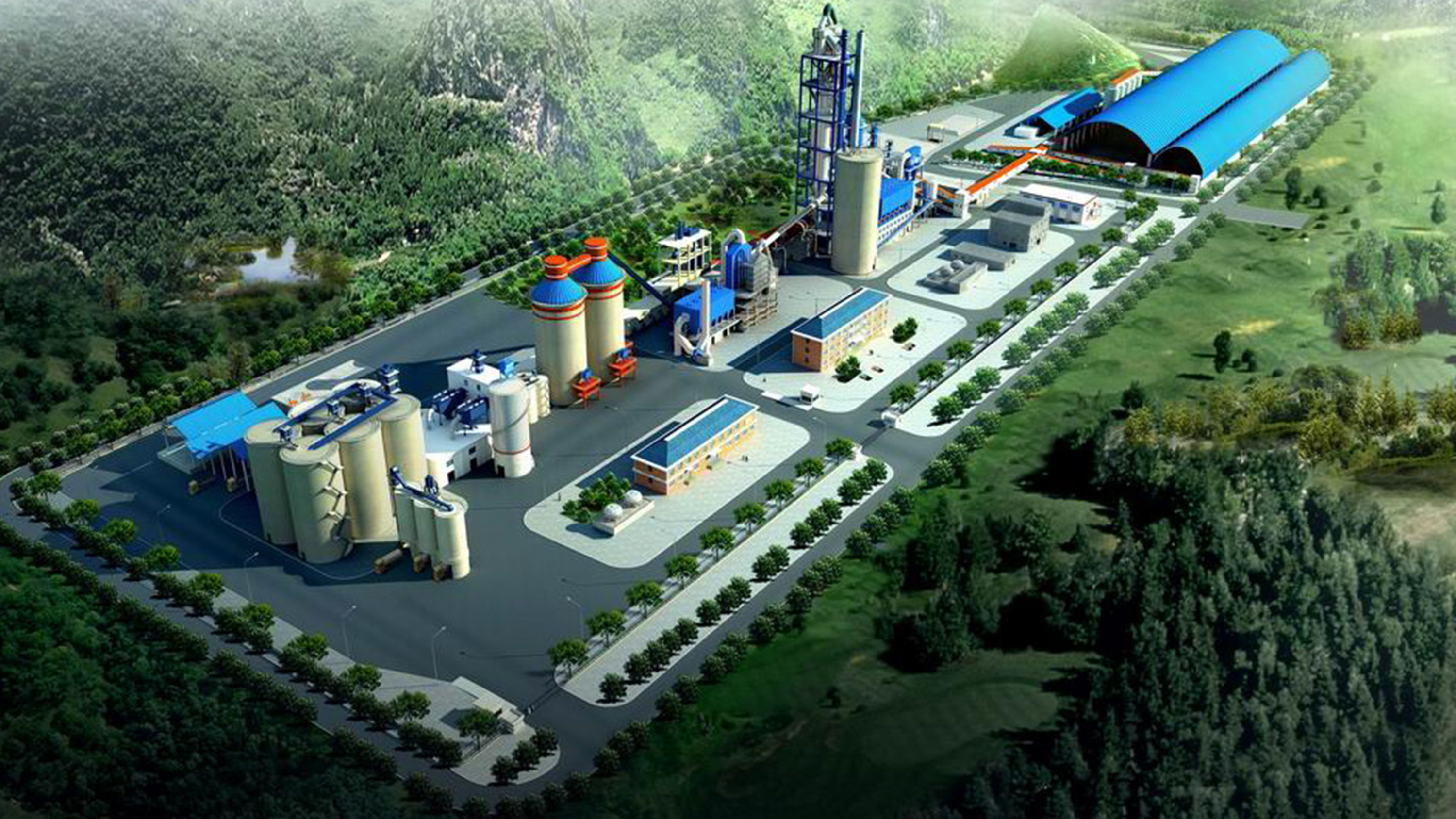 廣西馬山縣集新水泥有限公司日產(chǎn)2500噸孰料水泥生產(chǎn)線(xiàn)土建及安裝工程